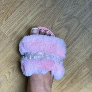 Pink Bling Slides-New